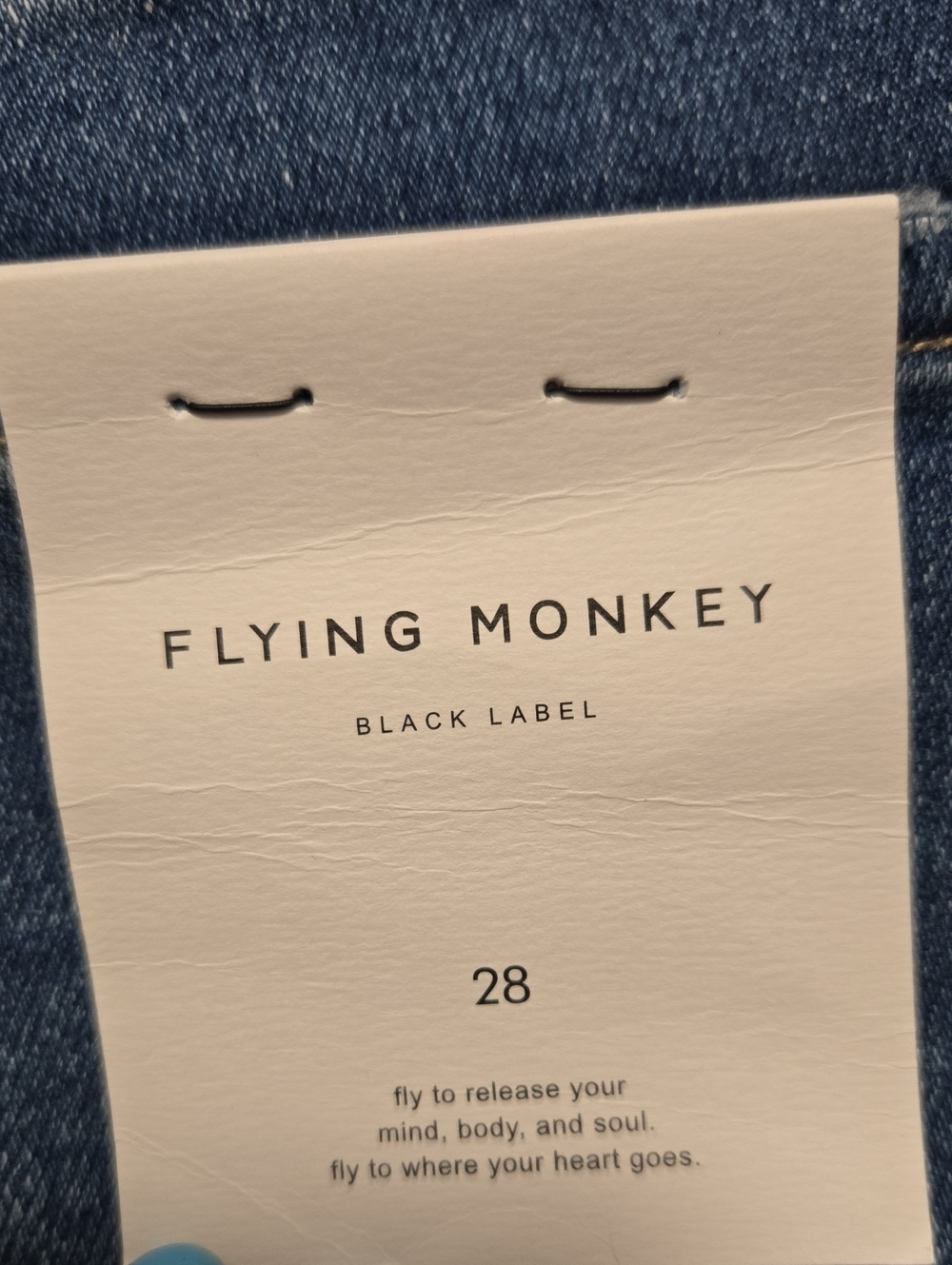 NWT Flying Monkey Distressed Jeans Size 28 - Picture 7 of 7